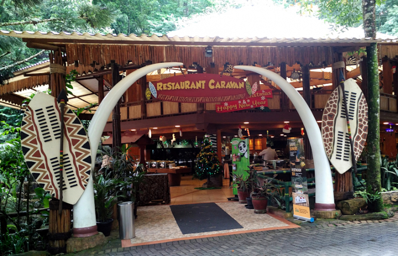 Restoran Caravan, Safari Resort, Taman Safari Bogor 