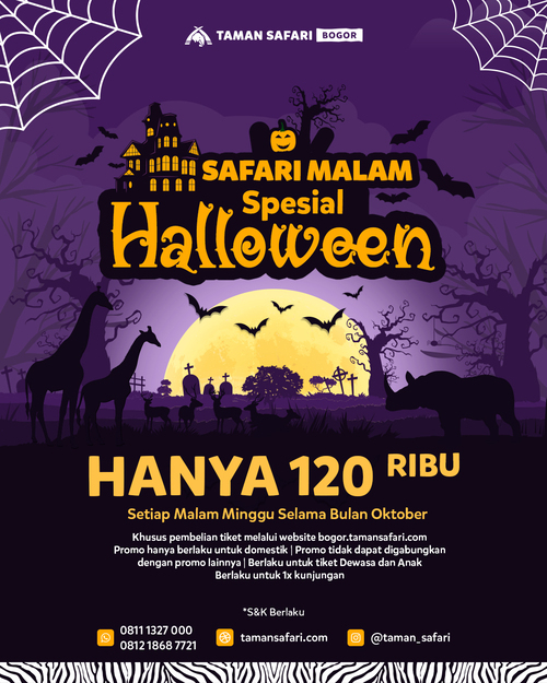 Safari Malam Halloween, Taman Safari Bogor