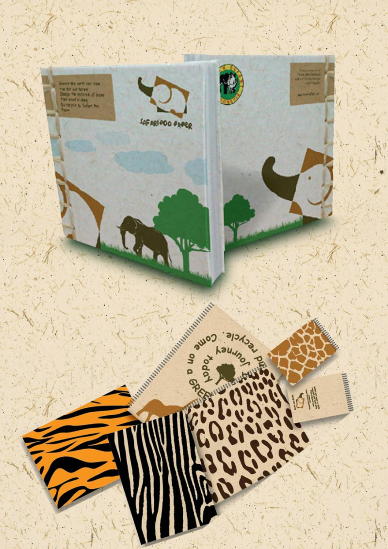 Poo paper dan Composting Taman Safari Bogor. (*)