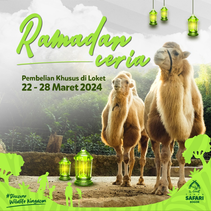 Promo Ramadan Ceria: Masuk Taman Safari Bogor Hanya Rp250 Ribu, Gratis Kulineran dan Buka Bersama!