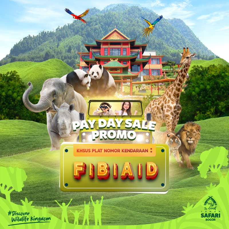 Liburan ke Taman Safari Bogor Hanya Rp180 Ribu, Khusus Plat Nomor Kendaraan F, A, B dan D