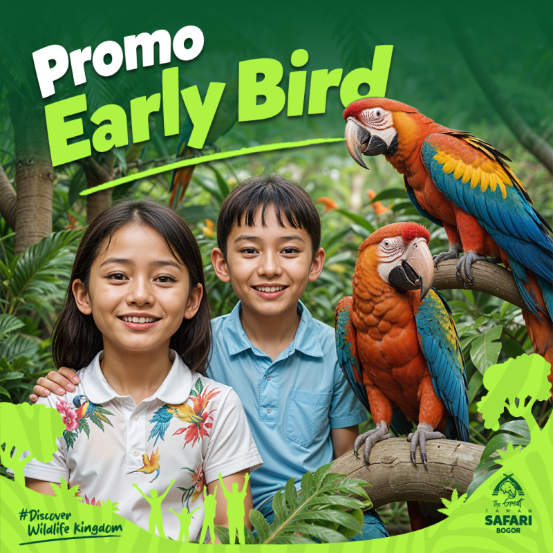 Promo Early Bird Taman Safari Bogor. (*)